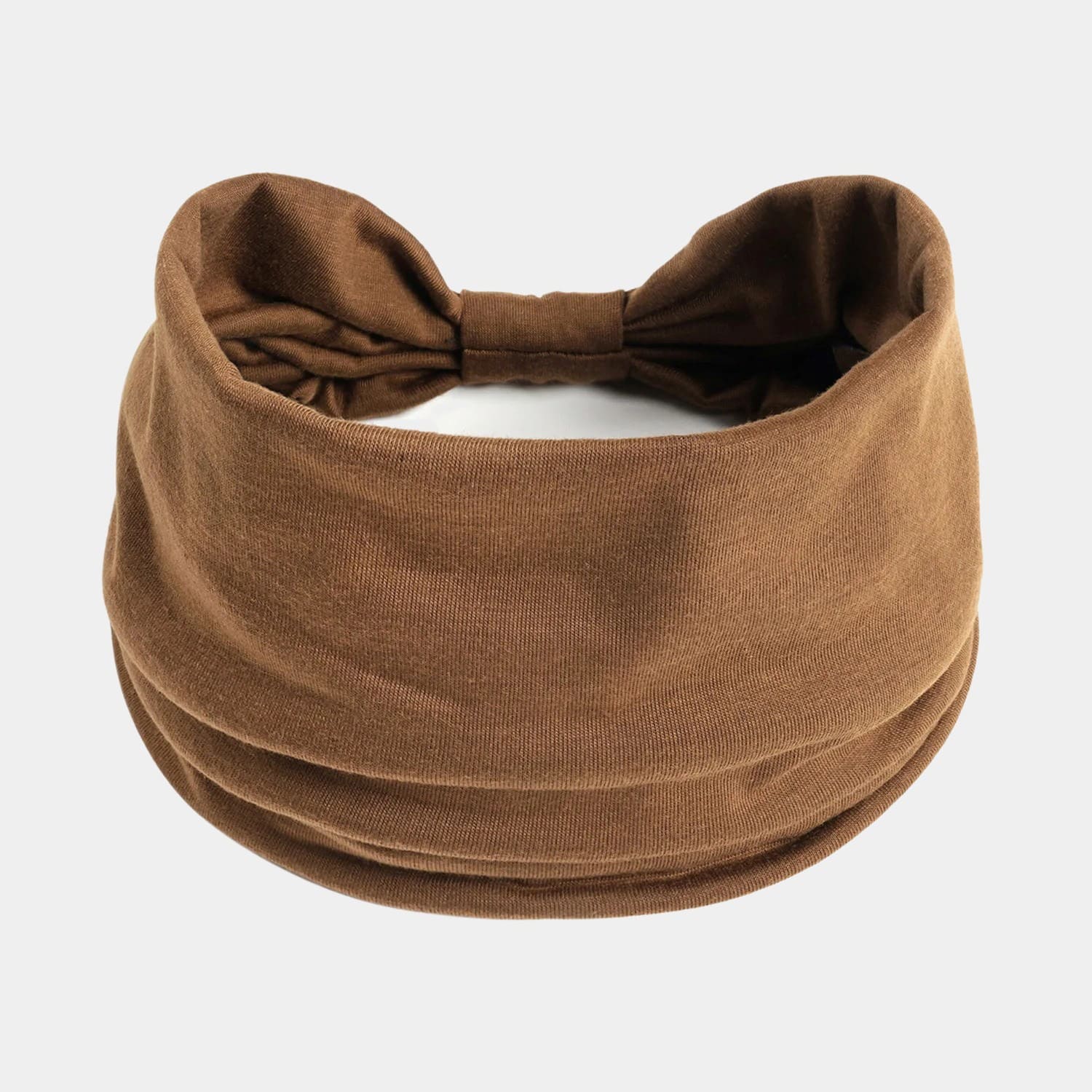 Bandeau marron large uni