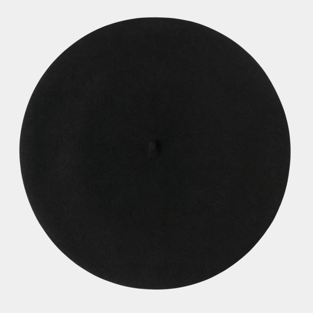 Béret basque noir en laine