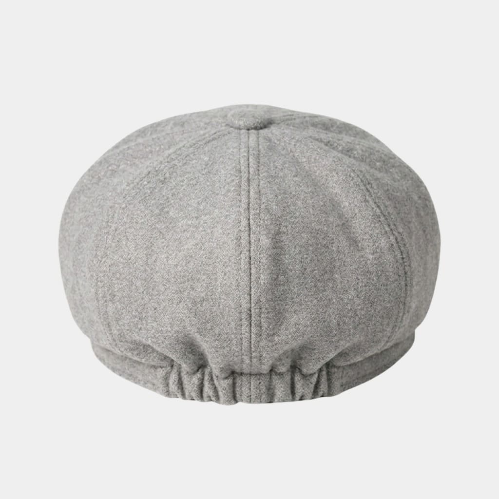 Béret casquette gris en coton