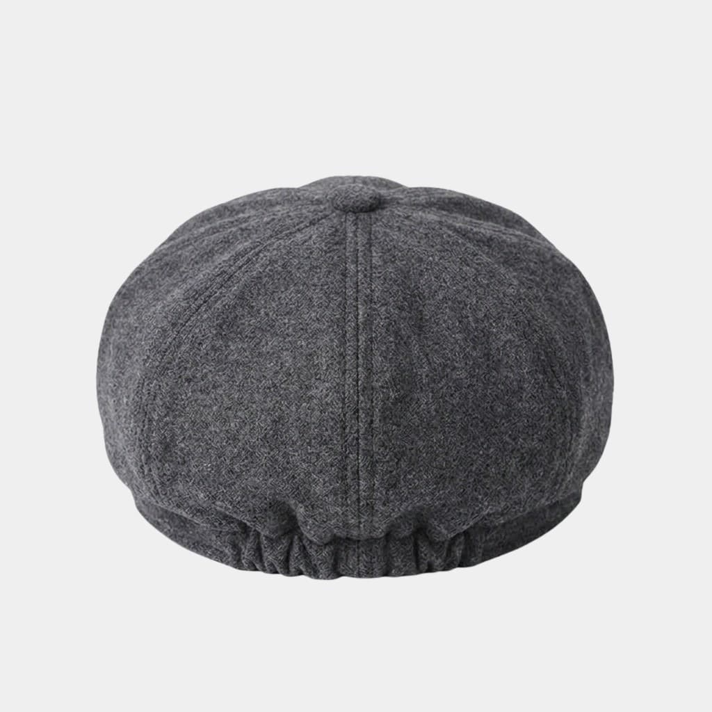 Béret casquette gris foncé en coton