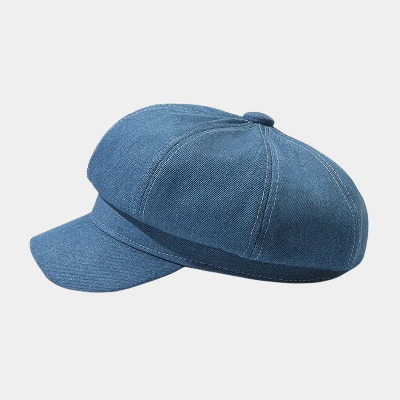 Béret en jean avec visière