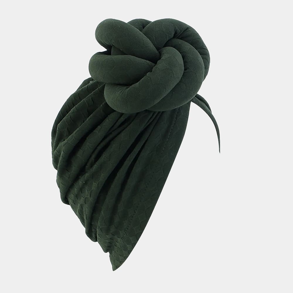 Turban Motif Africain Élégant Avec Nœud – Pack 1, 2 Ou 4 – Cheveux Courts, Chimio, Sommeil, Quotidien – Extensible Confort