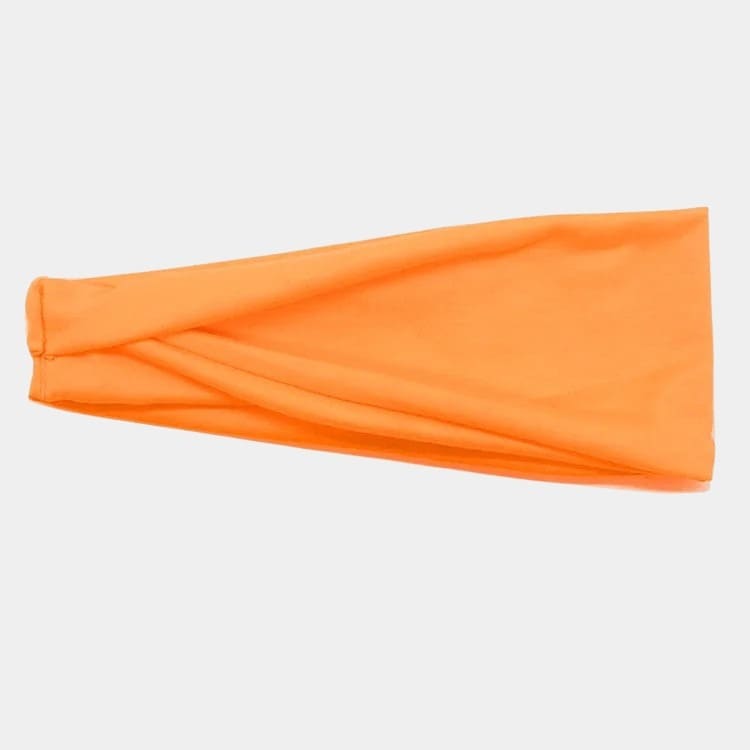 Bandeau élastique orange uni
