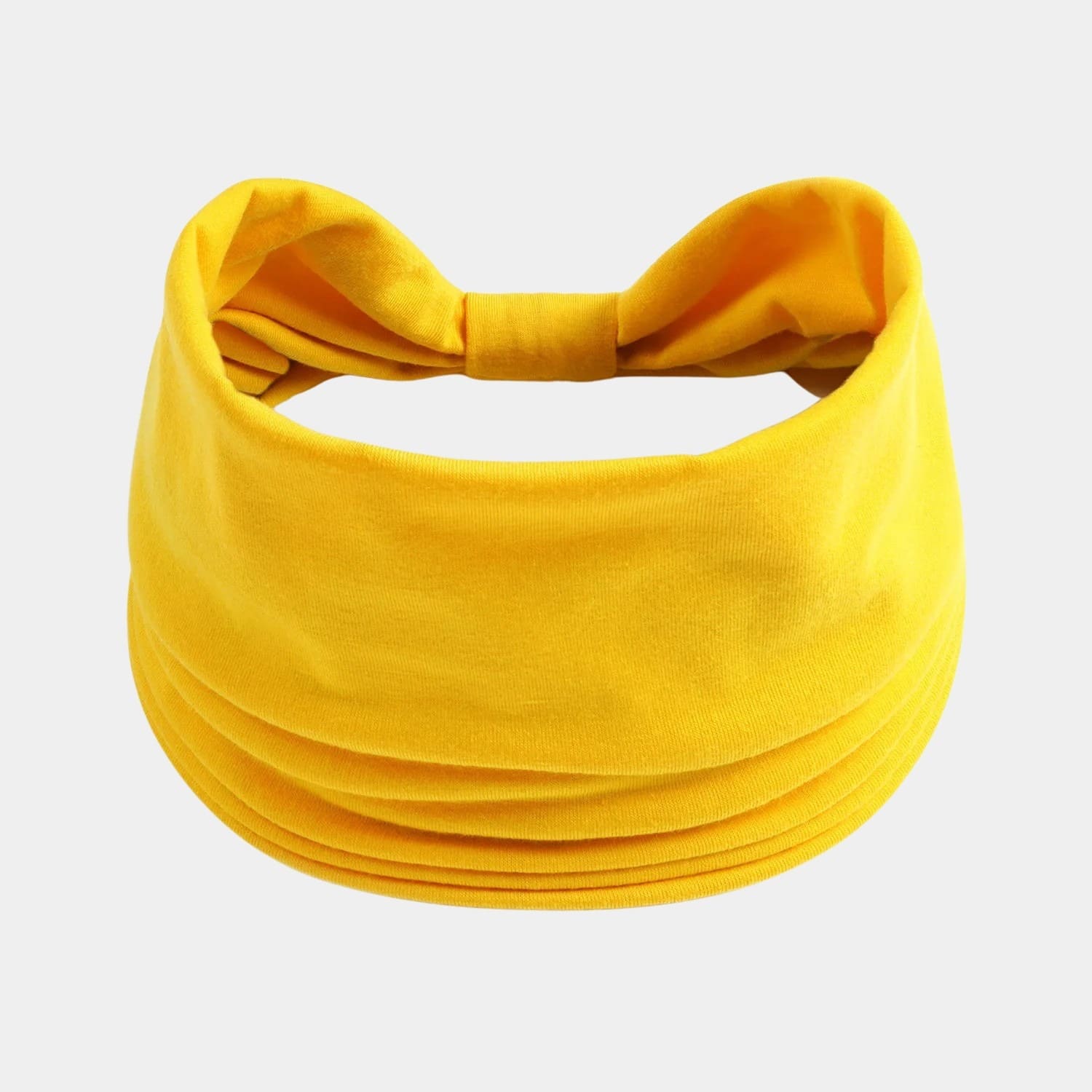 Bandeau jaune or large uni