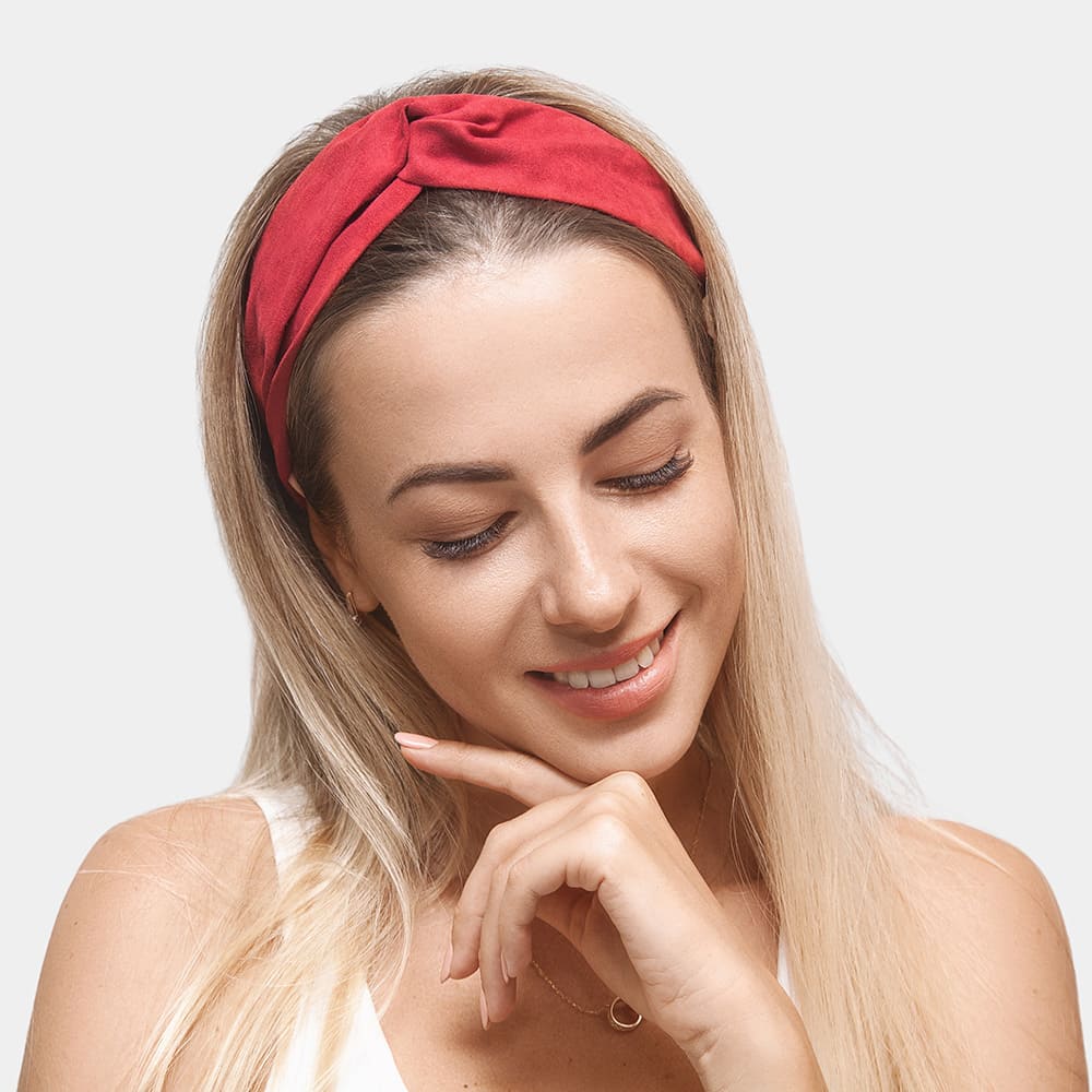 marque generique - Bandeau Cheveux Femme Bandeau Plume avec Fleur en Strass  Bijou de cheveux Fait à La Main - Rouge - Perles - Rue du Commerce