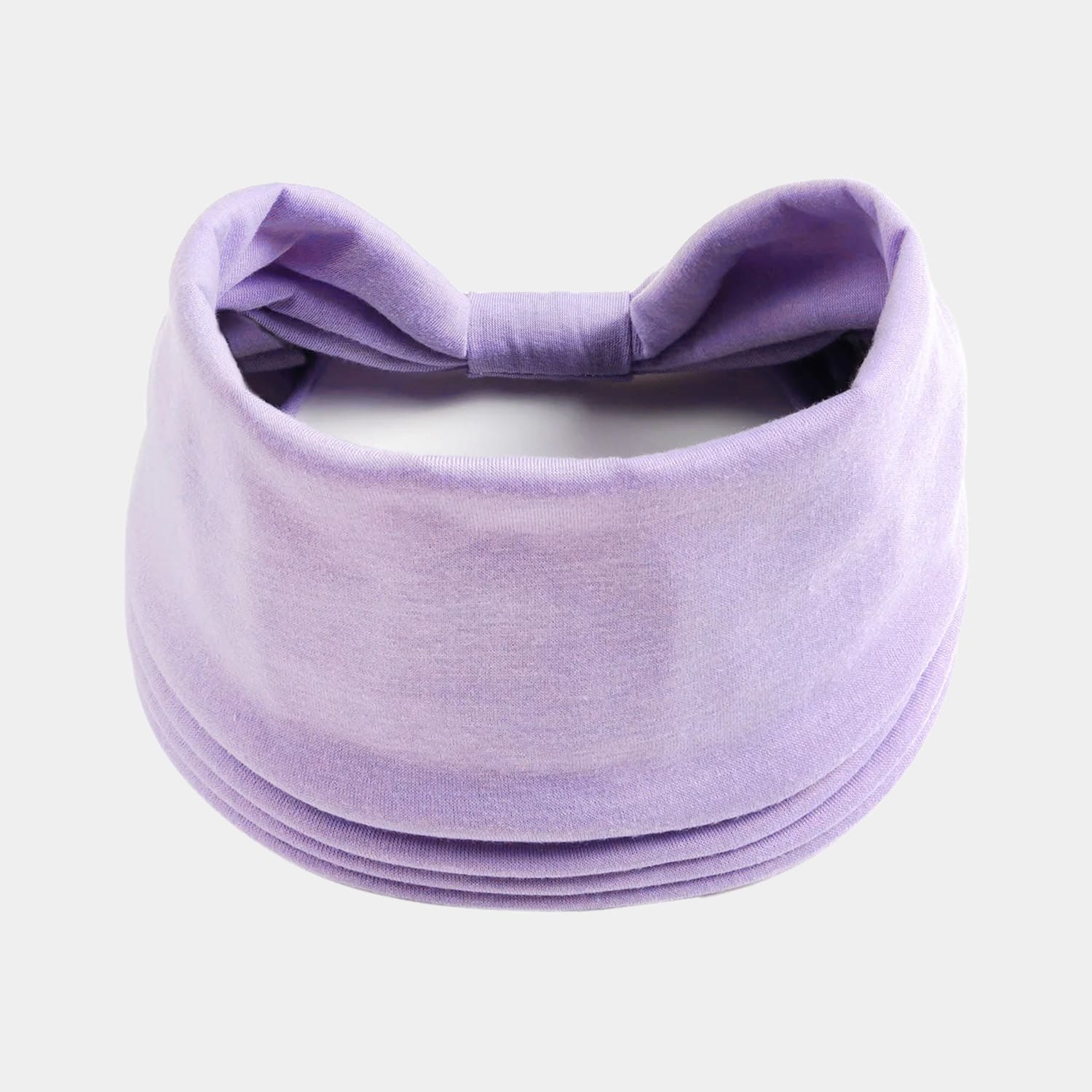 Bandeau violet pâle large uni