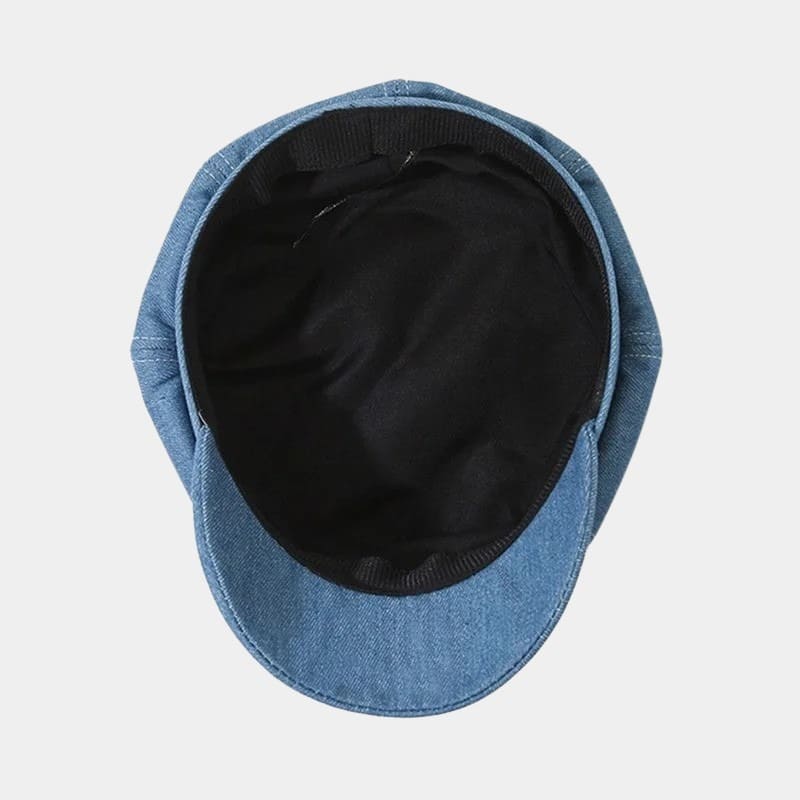 Béret en jean avec visière