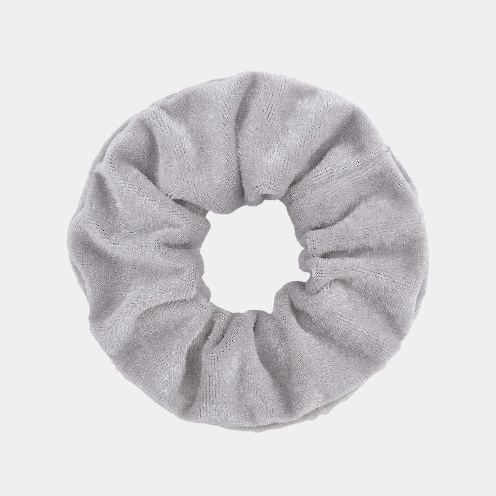 Chouchou en velours gris